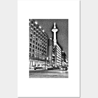 Hotel New Hankyo and Kyoto Tower Japan Posters and Art